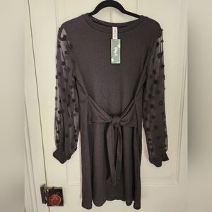 Texture Sweater Dress